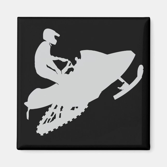 Imán Gray-Snowmobile (Frente)