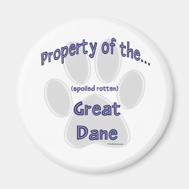 Imán Great Dane Property - Magnet (Frente)