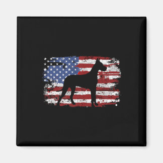 Imán Great Dane Vintage American Flag 