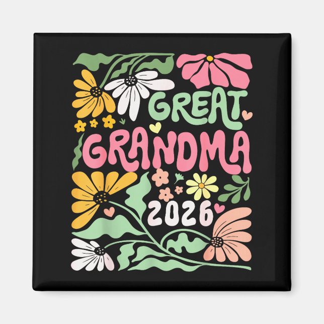 Imán Great Grandma Est. 2026 Promoted To Great Grandma  (Frente)