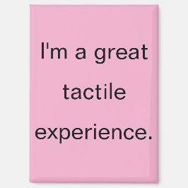 Imán Great Tactile Experience Pink Refrigerator