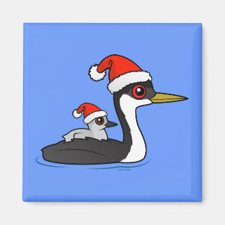 Imán Grebe Occidental Birdorable Santa