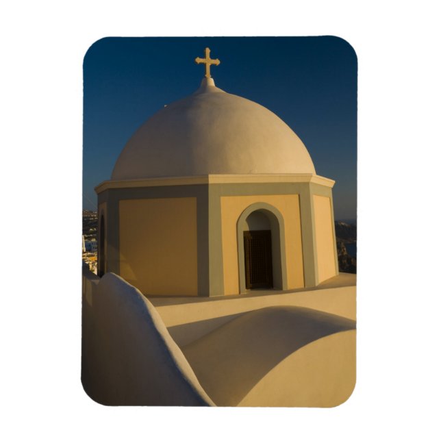 Imán Grecia e isla griega de Santorini ciudad de 2 (Vertical)