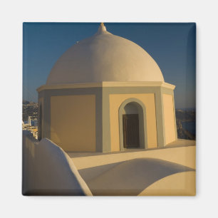 Imán Grecia e isla griega de Santorini pueblo de 2