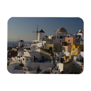 Imán Grecia e isla griega de Santorini pueblo de Oia