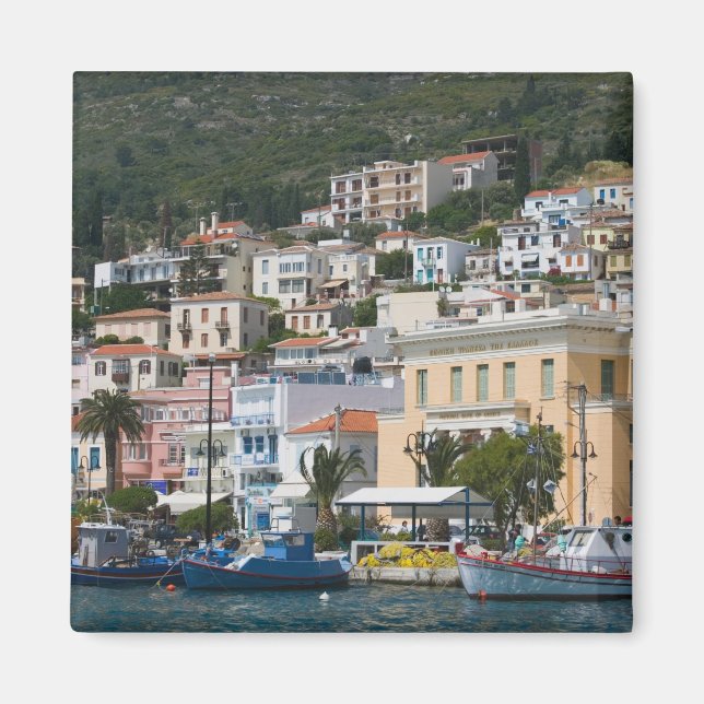 Imán GRECIA, Islas del Egeo Nororiental, SAMOS, (Frente)