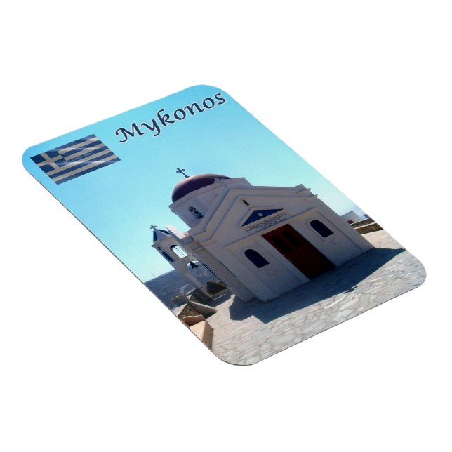 Imán Grecia - Mykonos - Monasterio - (Lado Derecho)