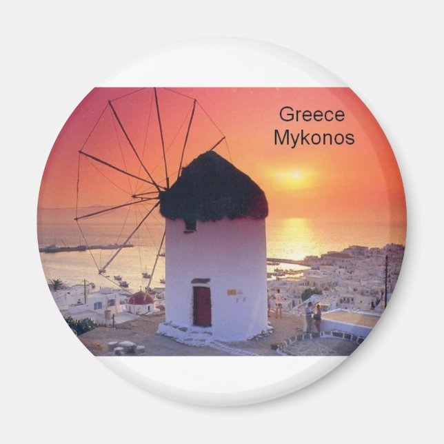 Imán Grecia Mykonos Sunset (St.K. (Frente)