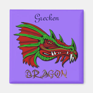 Imán Grecken the Mystical Dragon Fantasy Art