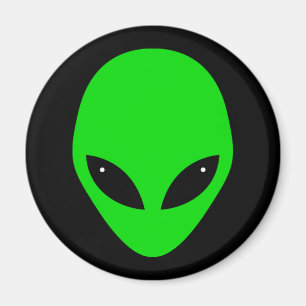 Imán Green Alien Head