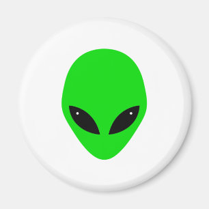 Imán Green Alien Head