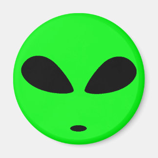IMÁN GREEN ALIEN HEAD