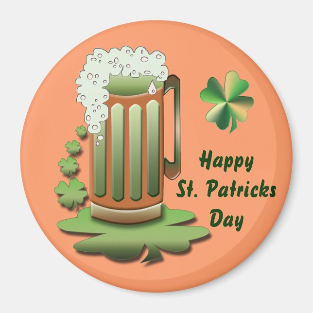 Imán Green Beer Magnet (Frente)