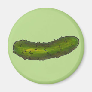 Imán Green Dill Pickle Food Foodie Pickles Kitchen Deli