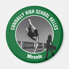 Imán Green Drill Team Photo High School Dancer