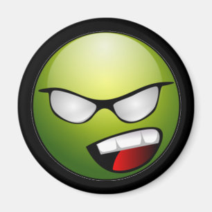 Imán Green Face Black Magnet