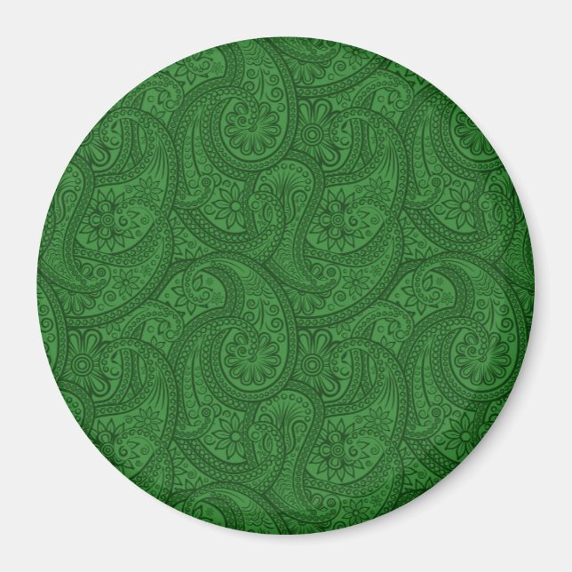 Imán Green Paisley (Frente)