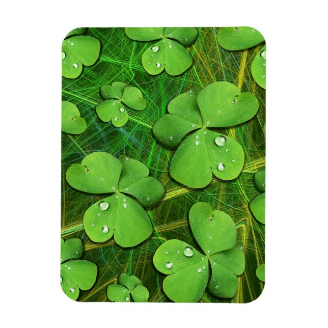 Imán Green Shamrock St Patrick's iPhone 5 Funda-Mate (Vertical)