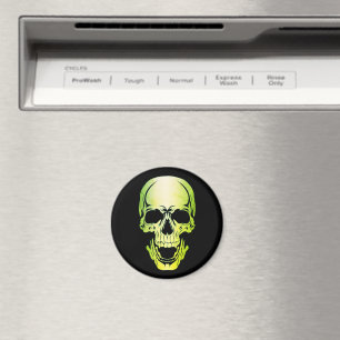 Imán Green Skull Magnet