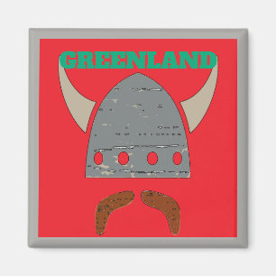 Imán GREENLAND, Cabeza Viking