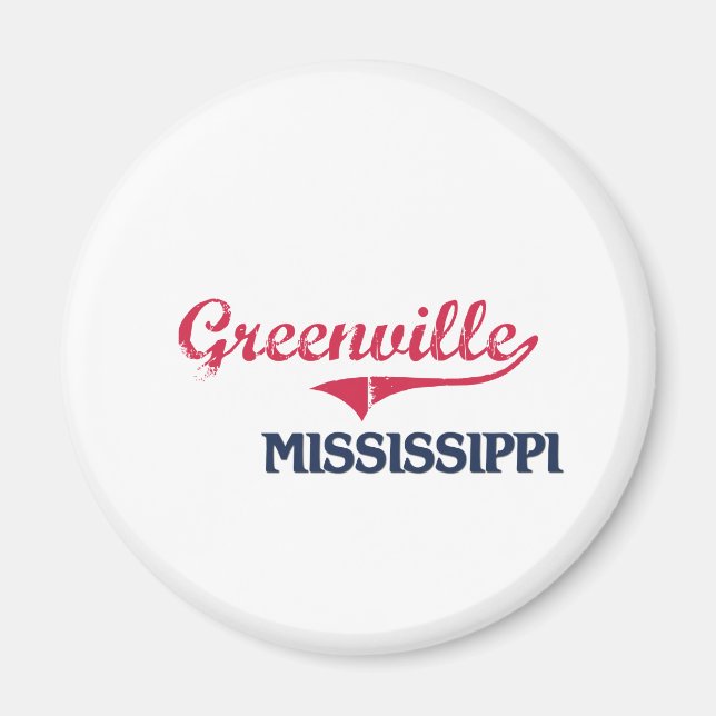Imán Greenville Mississippi City Classic (Frente)