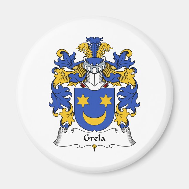 Imán Grela Family Crest (Frente)