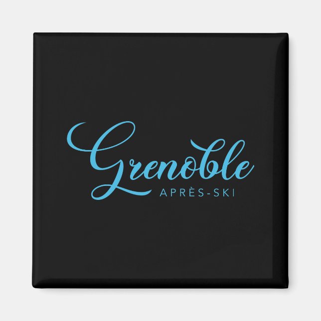 Imán GRENOBLE Apres-Ski (Frente)