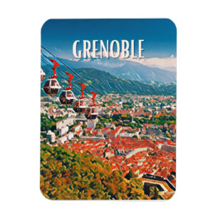 Imán Grenoble Photo Vintage