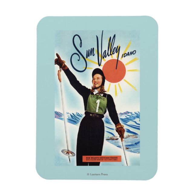 Imán Gretchen Fraser Advertisement Poster (Vertical)