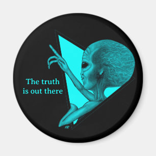 Imán Grey Alien, la verdad está ahí fuera
