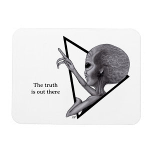 Imán Grey Alien, la verdad está ahí fuera