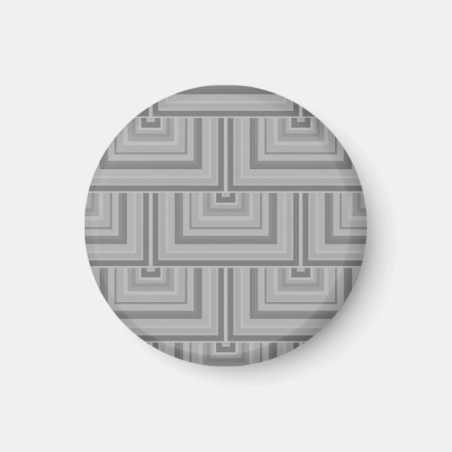Imán Grey square scales (Frente)