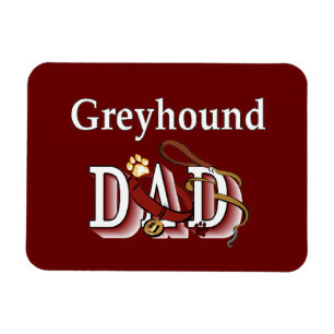 Imán Greyhound Dog Dad