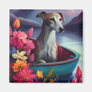 Imán Greyhound en una paleta: Una aventura escénica