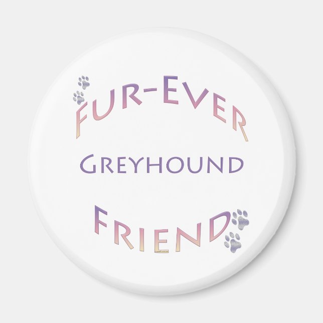 Imán Greyhound Furever (Frente)