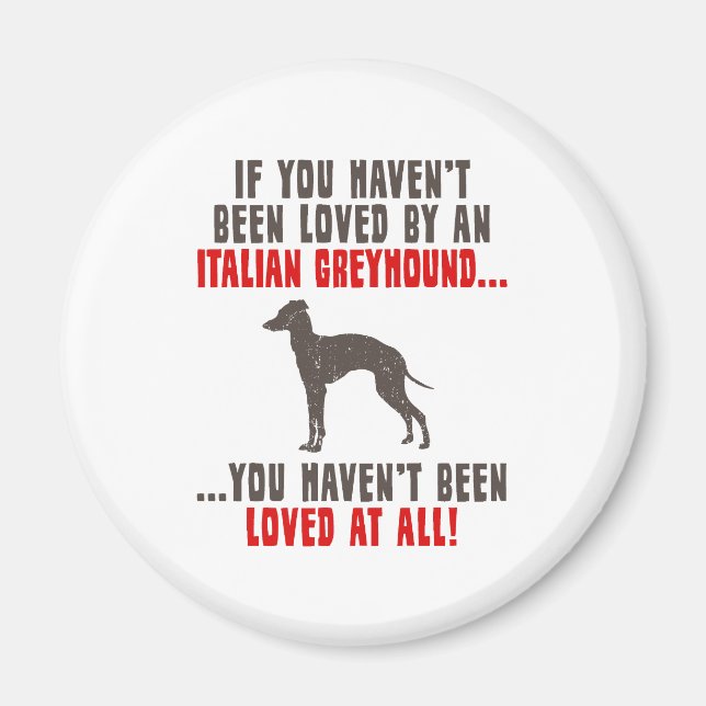 Imán Greyhound italiano (Frente)