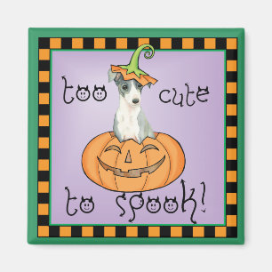 Imán Greyhound italiano de Halloween