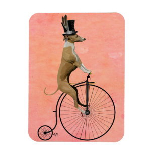 Imán Greyhound sobre Black Penny Farthing