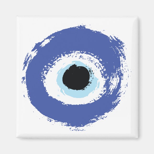 Imán Griego artificial de ojos malvados (Frente)