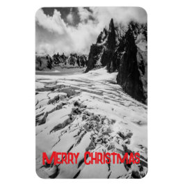 Imán Grieta Glacial Mont Blanc, Francia Navidad