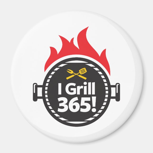 Imán ¡Grill 365! (Frente)