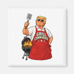 Imán Grill Commander Parrillada Plaza