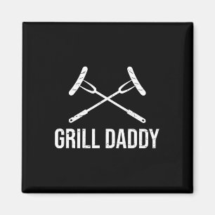 Imán Grill Daddy Funny Fathers Day Gift-grillfather-gri