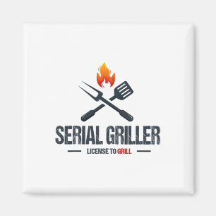 Imán Griller serie Bbq Smoker Grillmaster Funny Grill