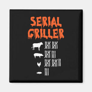 Imán Griller Serie Lazy Halloween Costume Funny Bbq Ch