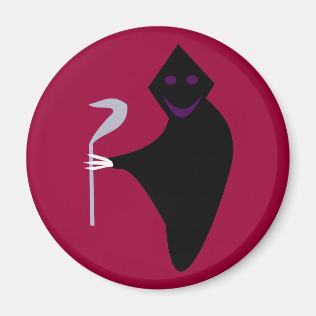 Imán Grim Reaper Halloween Magnet (Frente)