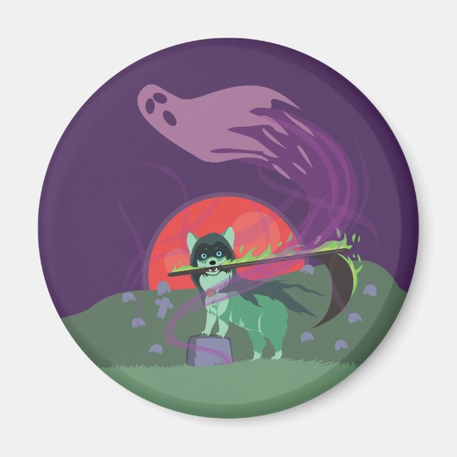 Imán Grim Reaper Puppy (Frente)