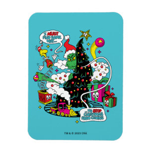 Imán Grinch Colorful Navidades Graphic