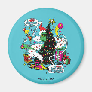 Imán Grinch Colorful Navidades Graphic