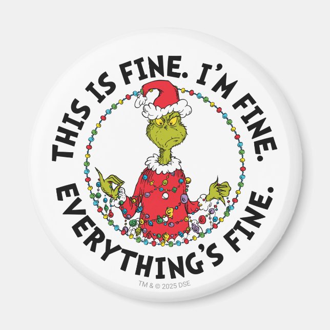 Imán Grinch | Everything's Fine (Frente)